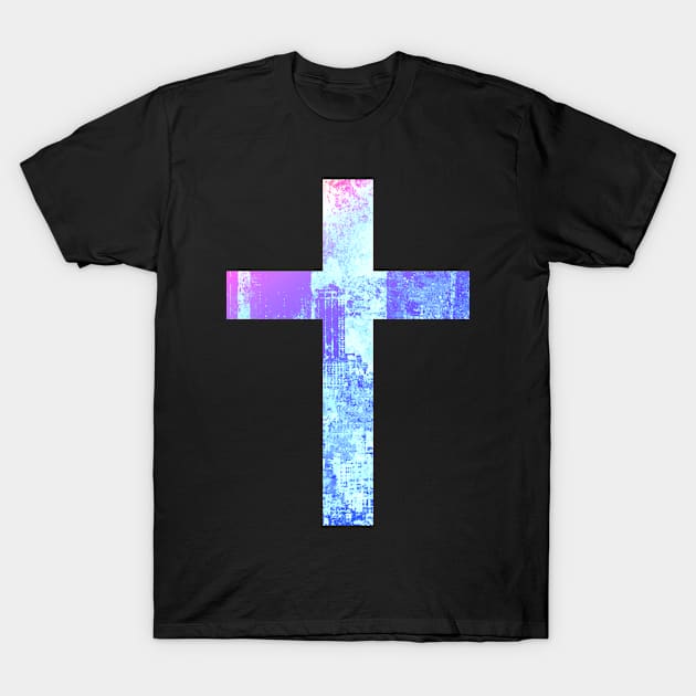 City Easter Cross Design T-Shirt by StylishTayla